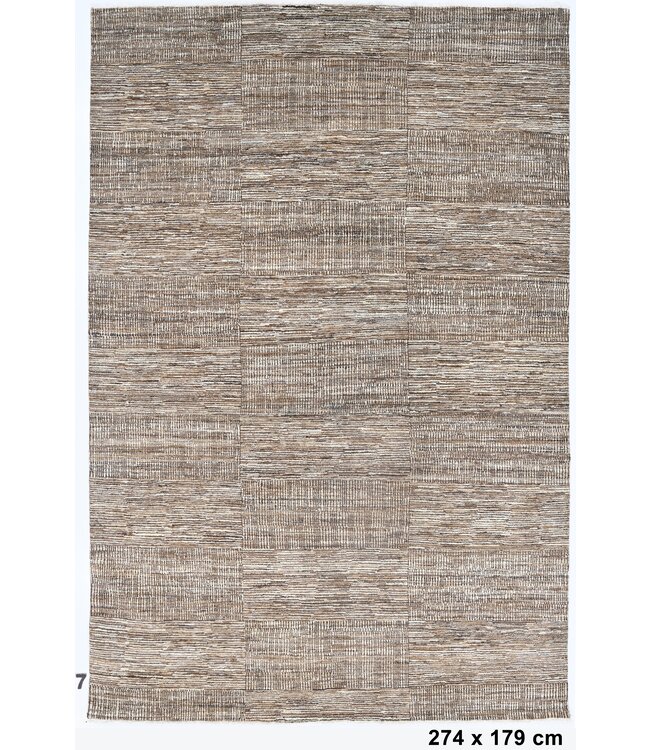 Brown Cement Rug 274 x 179 cm