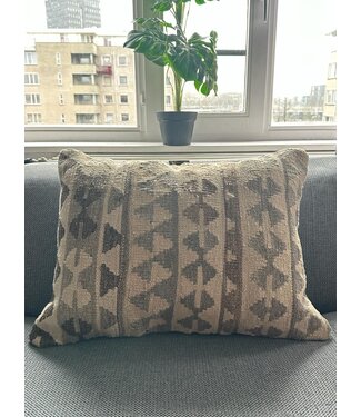 1x natural  kilim cushion cover traditional ca 60x40 cm with filling