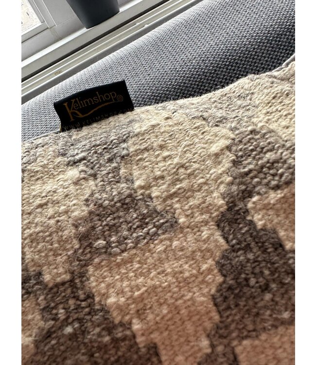 1x kilim cushion cover ca 60x45 cm with filling