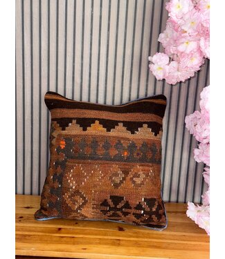 kilim cushion vintage  ca 45x45 cm with filling