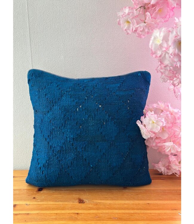 kilim cushion cover vintage ca 45x45 cm with filling