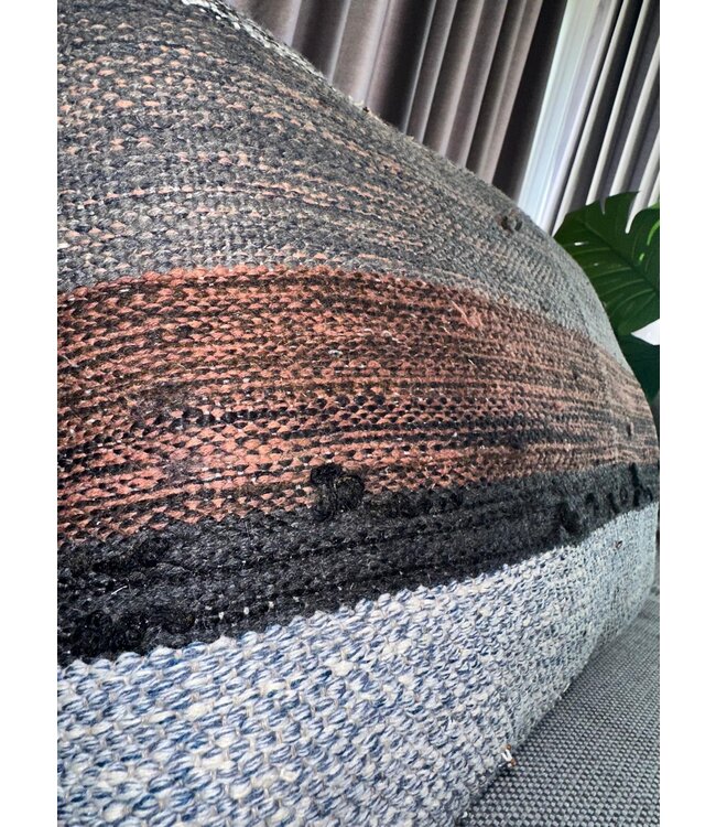 1x kilim cushion cover ca 60x40 cm with filling