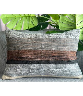 1x kilim cushion cover ca  60x40 cm with filling