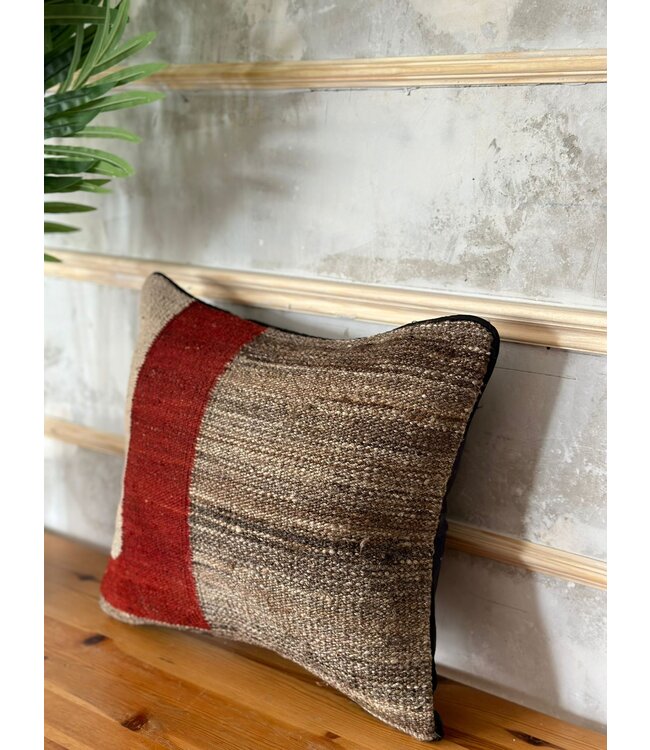 kilim cushion cover modern ca 40x40  cm with filling