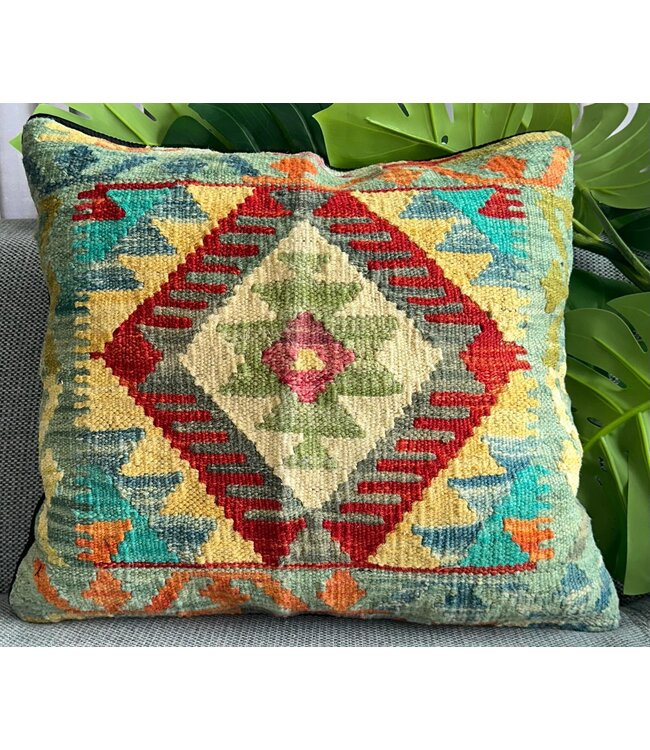 kilim cushion modern  ca 45x45 cm with filling