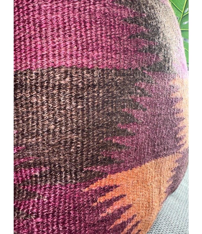 kilim cushion cover  vintage  ca 40x40  cm with filling