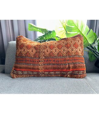 kilim cushion vintage  ca 60x40 cm with filling