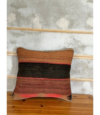 kilim cushion cover  vintage  ca 40x40  cm with filling