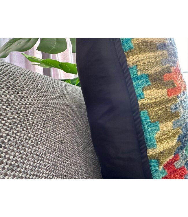 kelim kussens modern ca 45x45 cm met vulling