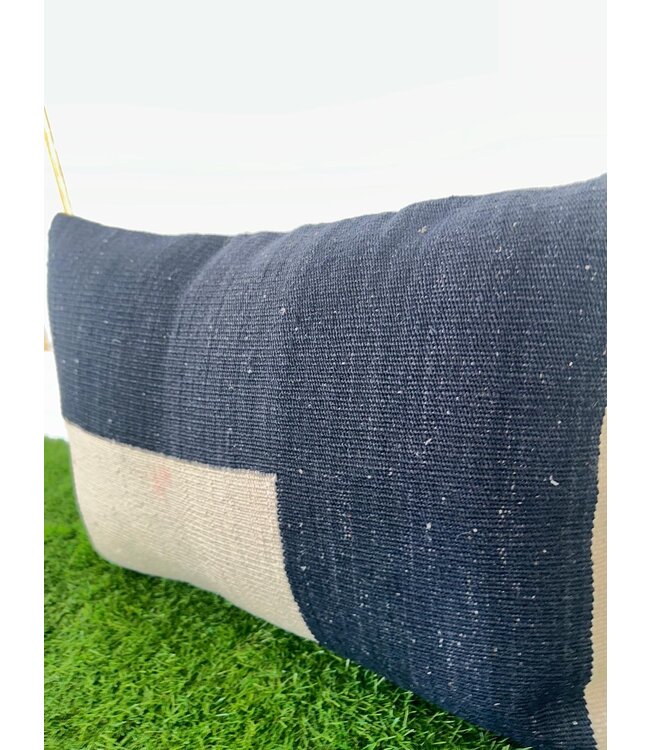 kilim cushion vintage  ca 60x40 cm with filling