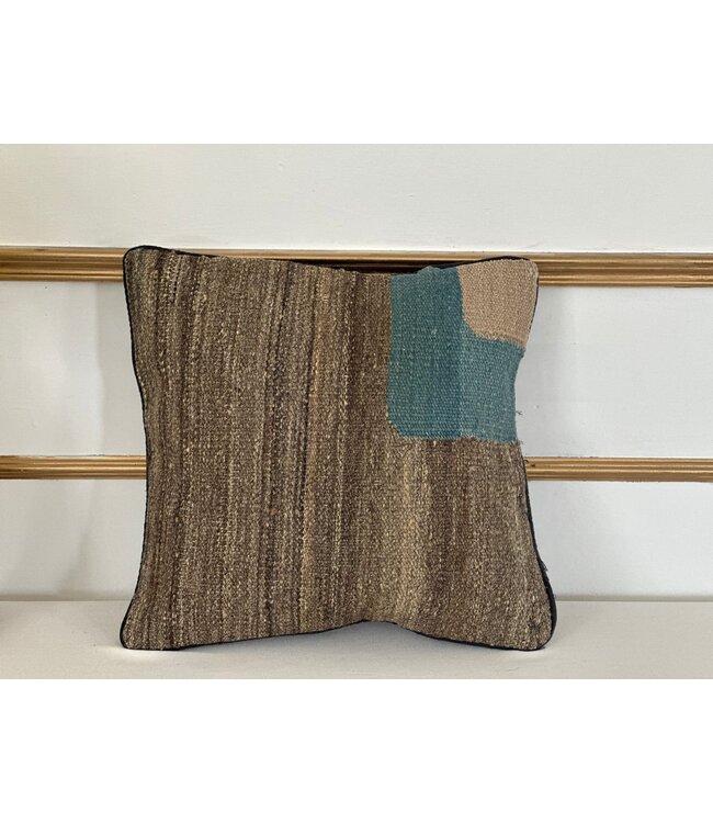 kilim cushion cover  vintage  ca 40x40  cm with filling