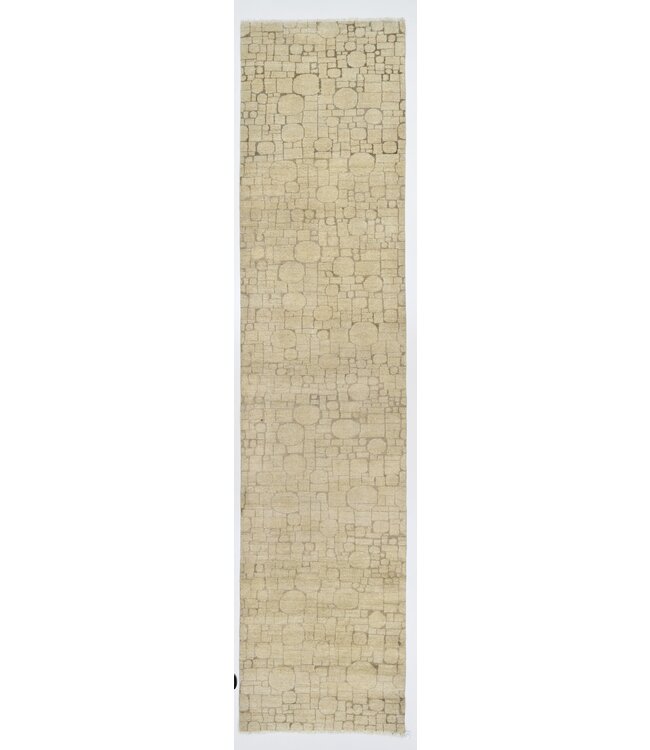 Creme Cirsquare Rug 357 x 077 cm