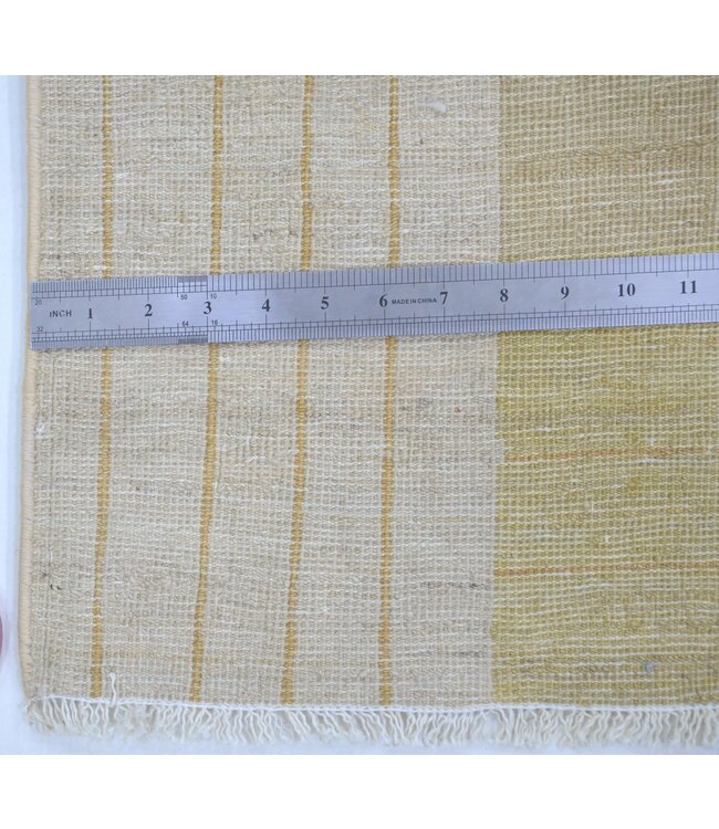 Heller, schlichter abstrakter Teppich, 285 x 184 cm