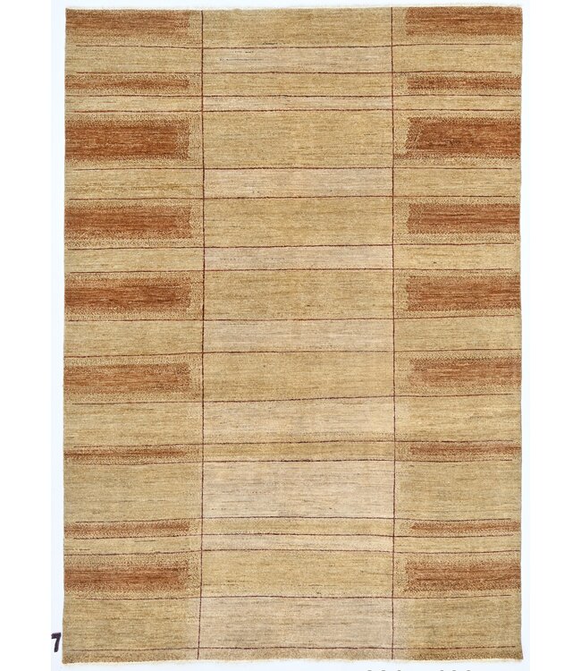 Oranje ruitkleed 281 x 190 cm