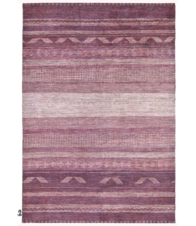 Oxblood Natural Rug 272 x 185 cm