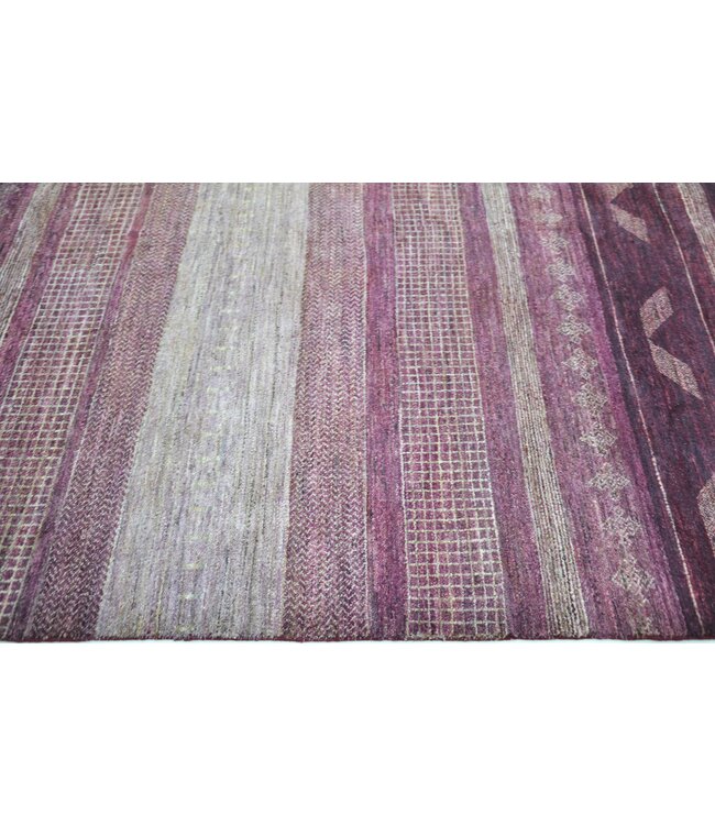Oxblood Natural Rug 272 x 185 cm