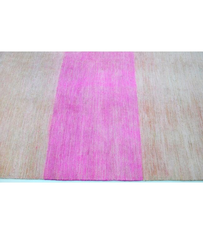 Teppich in Pastellrosa in Creme, 289 x 184 cm