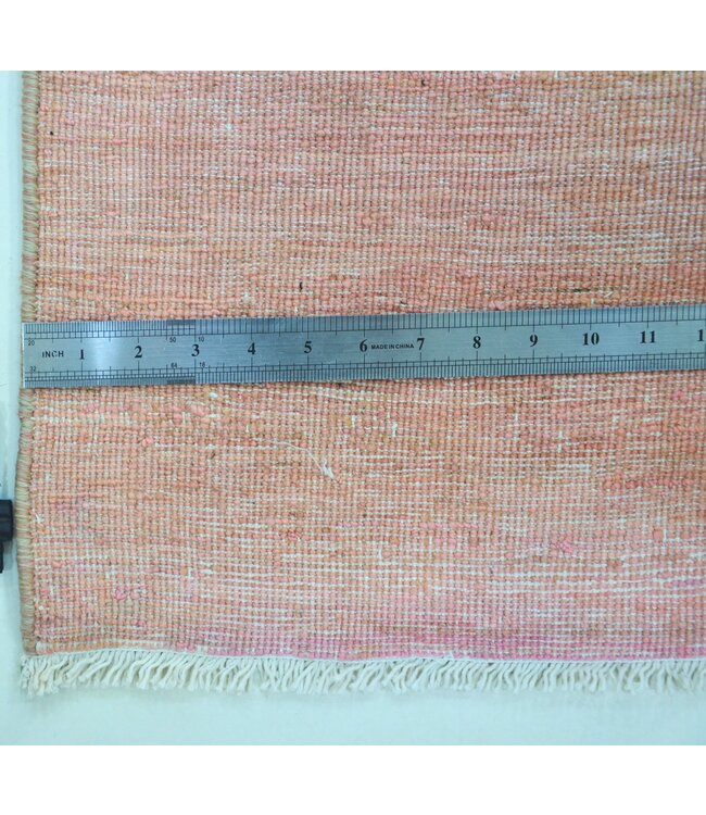 Teppich in Pastellrosa in Creme, 289 x 184 cm