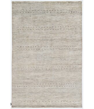 Brown Dotted Rug 309 x 197 cm