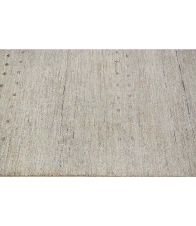 Brown Dotted Rug 309 x 197 cm