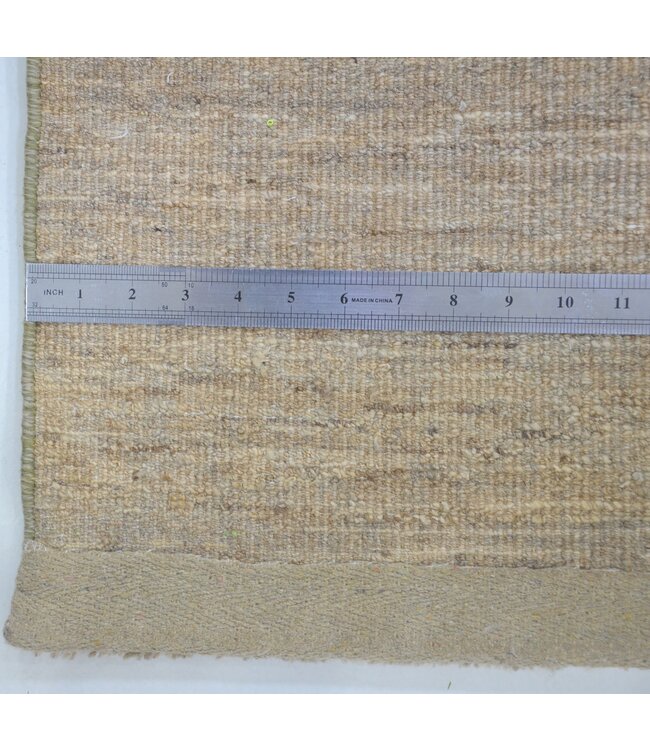 Brown Dotted Rug 309 x 197 cm