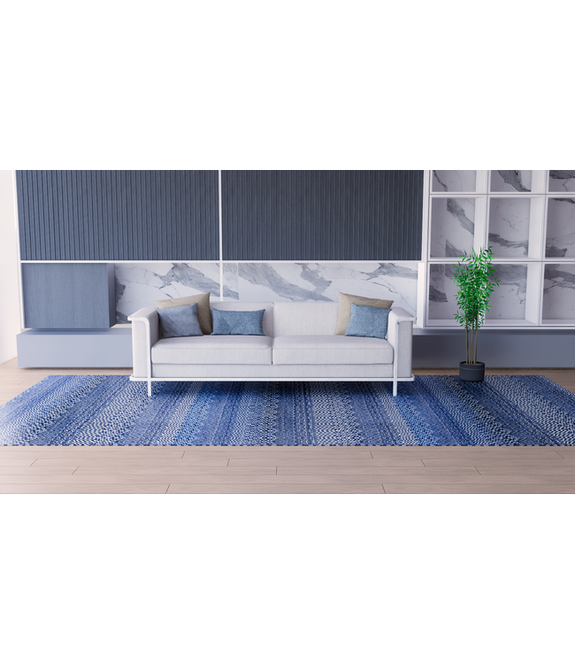 Oud Cerulean-tapijt 398 x 187 cm
