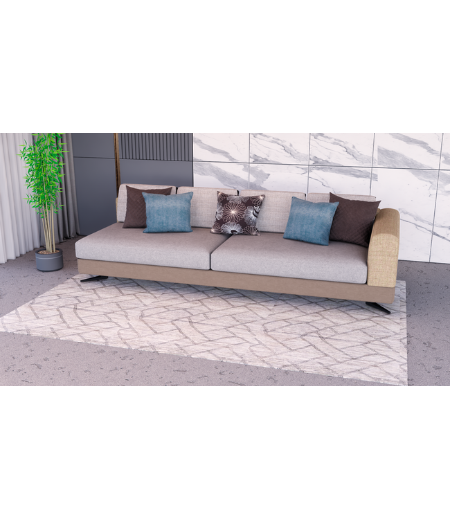 Bold Lattice Rug 273 x 185 cm