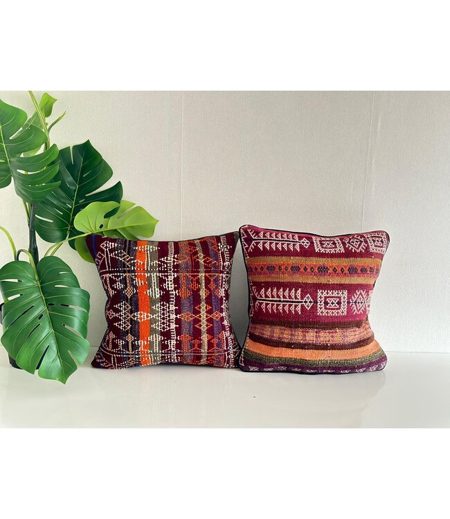 kilim cushion modern  ca 45x45 cm with filling