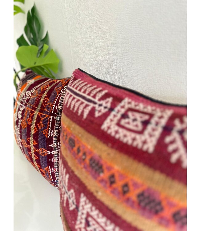 kilim cushion vintage ca 45x45 cm with filling
