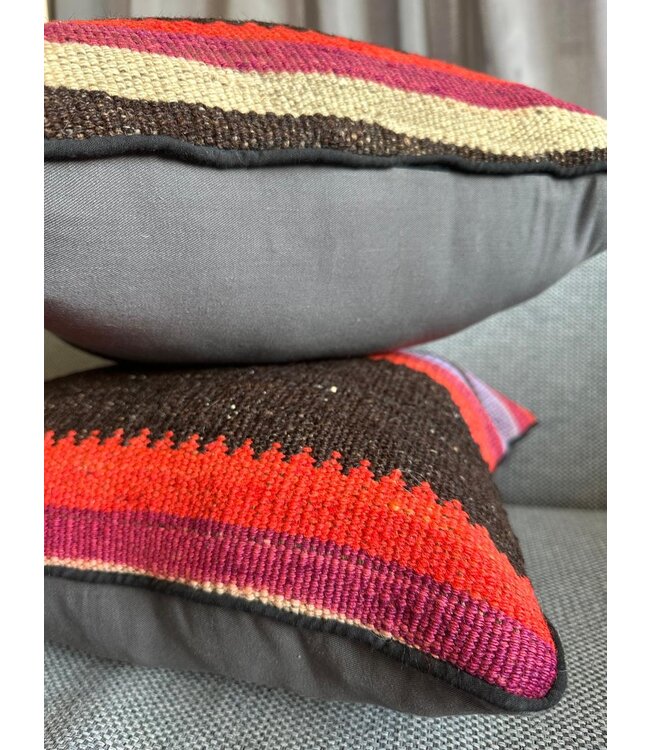 kilim cushion modern  ca 45x45 cm with filling