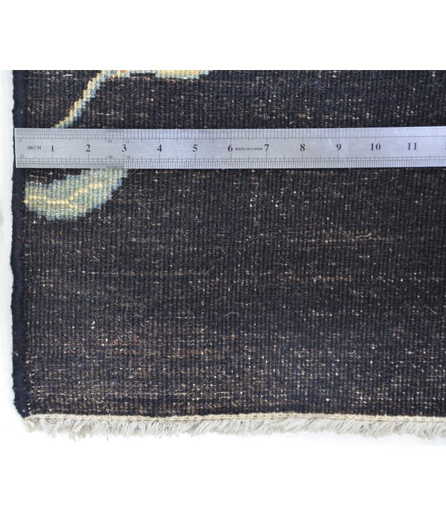 Black Florets Rug 311 x 242 cm