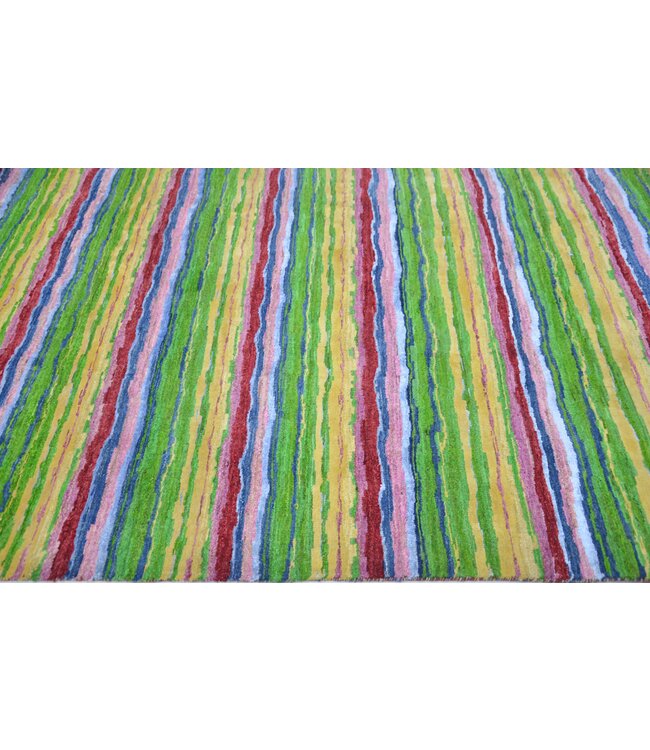 Teppich mit Regenbogen-Nadelstreifen,305 x 241 cm