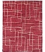 Kelimshop White Line in Lava Rug 309 x 241 cm