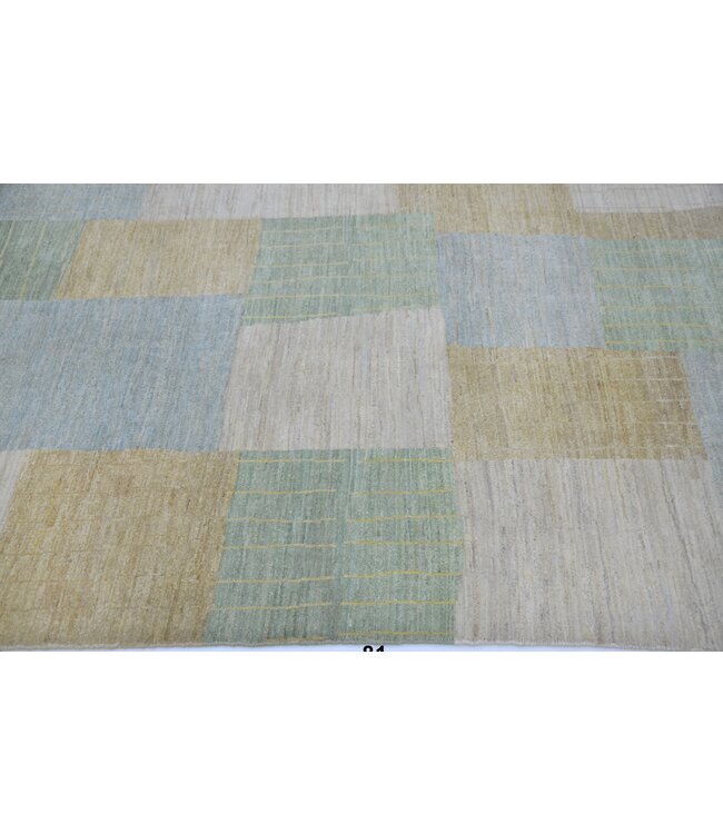 Licht effen abstract vloerkleed 305 x 240 cm