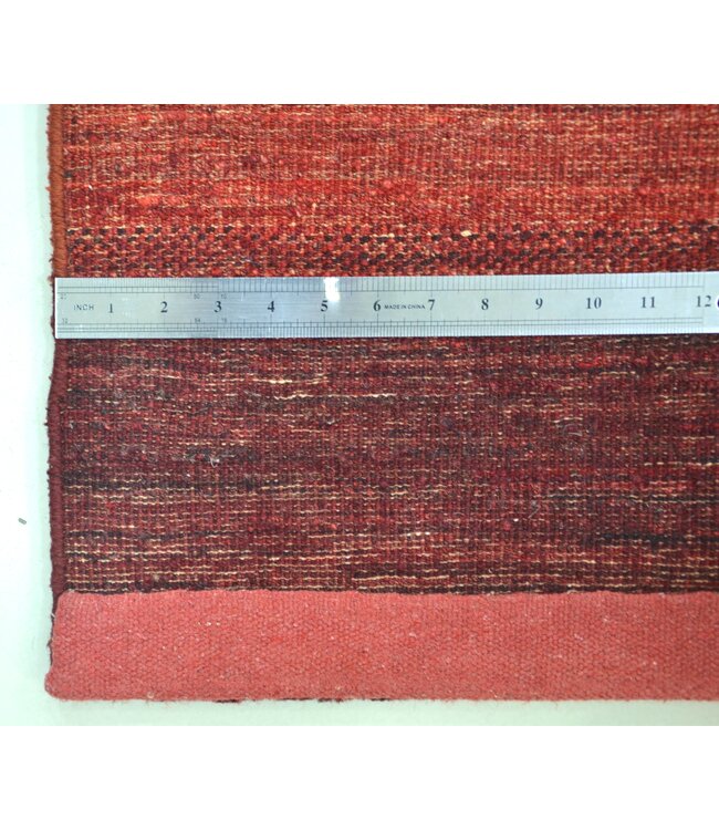 Roter Erde Teppich 304 x 239 cm