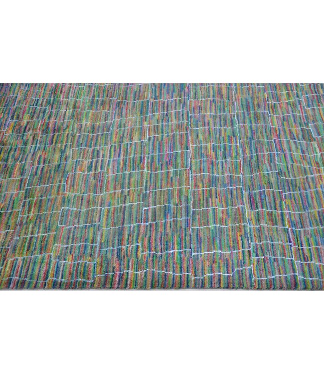 Staalgrijs cementtapijt 304 x 238 cm