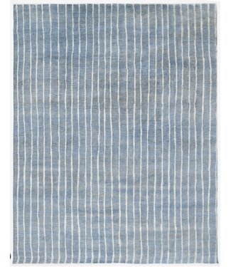 Kelimshop Strepen in ultramarijn vloerkleed 302 x 235 cm Kelimshop Strepen in ultramarijn vloerkleed 302 x 235 cm