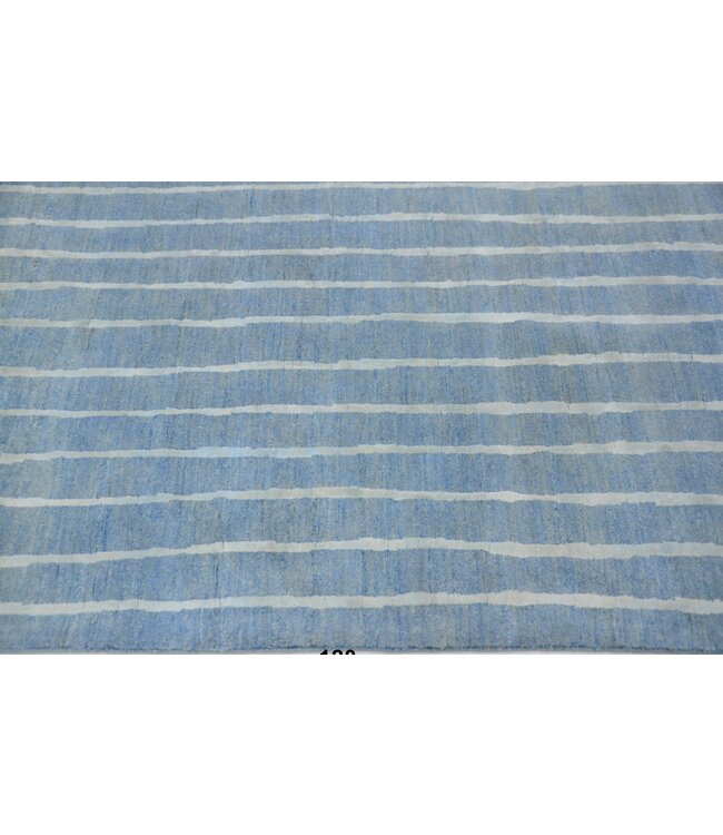 Streifen in Ultramarin Teppich 302 x 235 cm