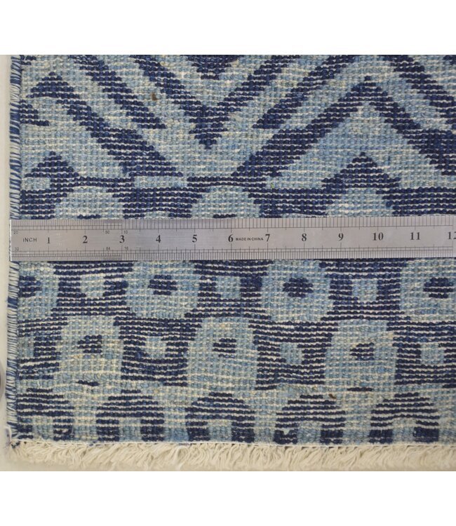 Blauw Abstract Tapijt 302 x 234 cm