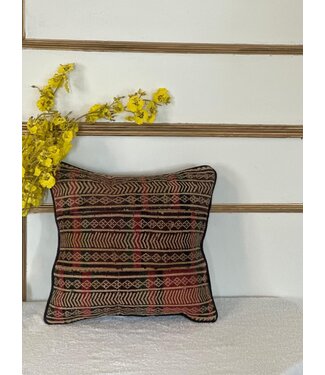 Kelimshop kilim cushion cover  vintage  ca 40x40  cm with filling