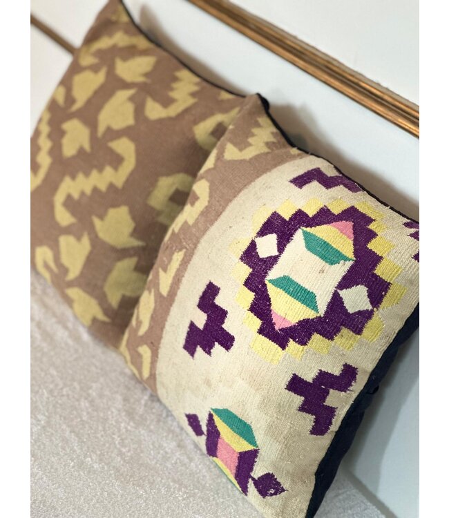 kilim cushion modern  ca 45x45 cm with filling    - Copy - Copy