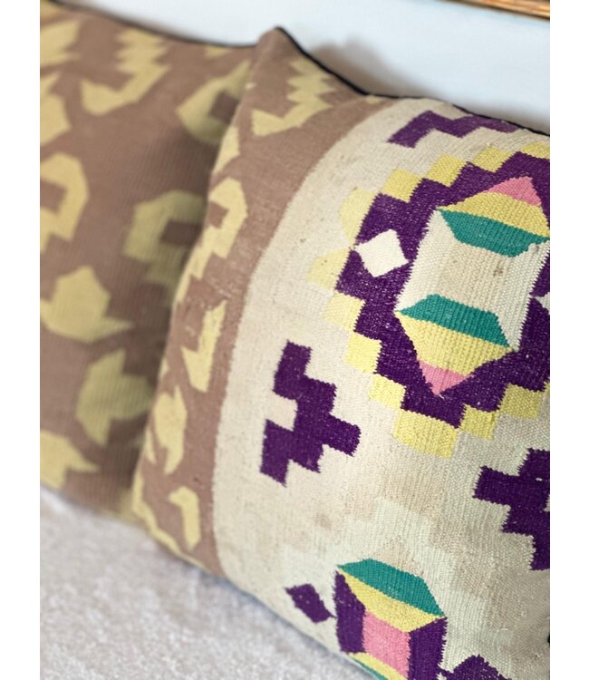 kilim cushion modern  ca 45x45 cm with filling    - Copy - Copy