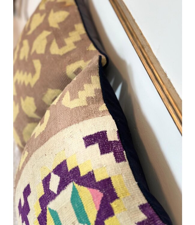 kelim kussens modern ca 45x45 cm met vulling