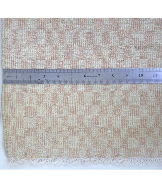 Eleganter Raster Teppich 299 x 201 cm