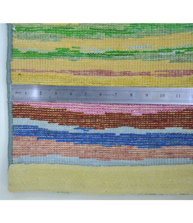 Rainbow Pinstripe Rug 305 x 198 cm