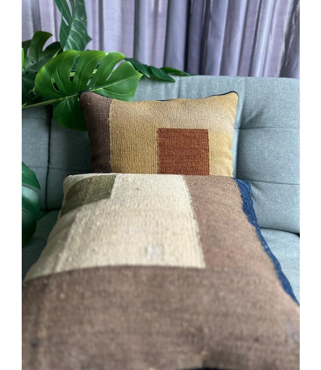 kilim cushion cover  modern  ca 40x40  cm with filling