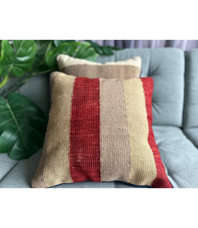 kilim cushion cover  modern  ca 40x40  cm with filling