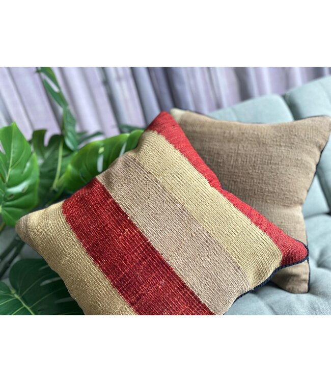 kilim cushion cover  modern  ca 40x40  cm with filling