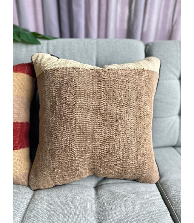 kilim cushion cover  modern  ca 40x40  cm with filling