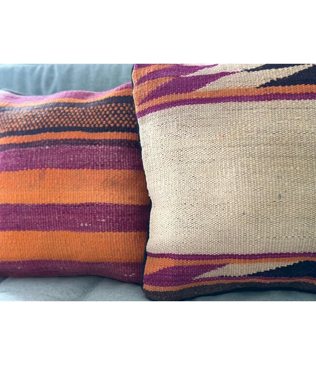 kilim cushion modern  ca 45x45 cm with filling